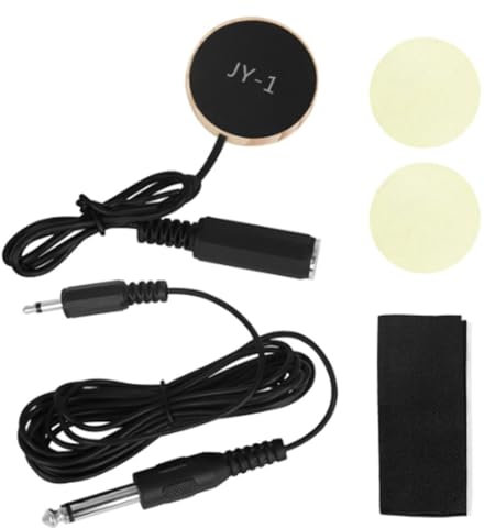 Suoumwa Micros de Rosace pour Guitare Acoustique -1 Micro de Guitare Acoustique EQ Micro de Rosace pour Violon de Guitare Classique Folk Installation Facile Facile à Utiliser