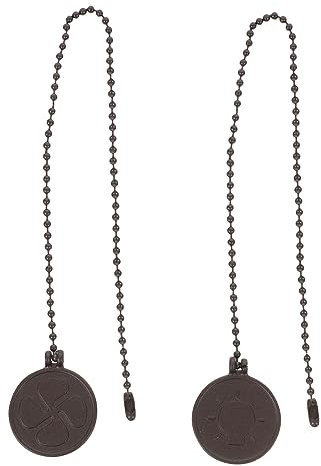 Amosfun 2 Piezas de iluminación del ventilador de techo de cadena de tracción cadena para tirar del ventilador de techo lampara de mesa lamparas de mesa decoración