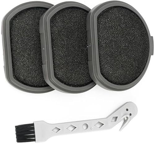 Daaxing Waschbare Vormotorfilter für AEG FX9 QX9 Staubsauger, Ersatzzubehör, 3 Filter, 1 Reinigungsbürste