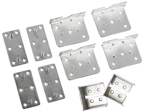 10PC Bed Brackets Set Heavy Duty Fittings Connectors Replacements Cubes Hook Hinge