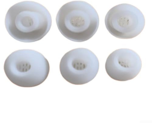 Silikon-Ohrhörer, schützende Ohrhörer-Abdeckungen für Huawei Freebuds 4I/5i, Gummi-Ohrstöpsel, Geräuschreduzierung, Kopfhörer-Zubehör (Cloud White)