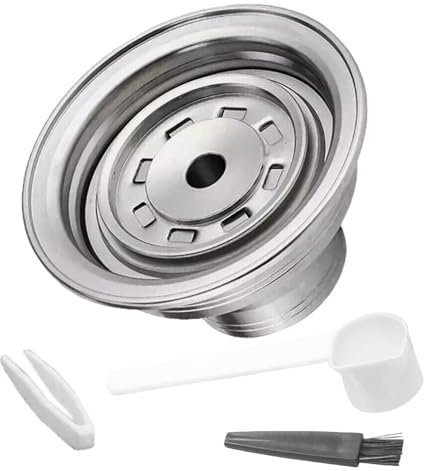 Coffee Pod Converter - Coffee Grounds Recycler, Reusable Coffee Capsules | Stainless Steel Coffee Filter Basket, Coffee Strainer, Coffee Pod Holder, Adapter