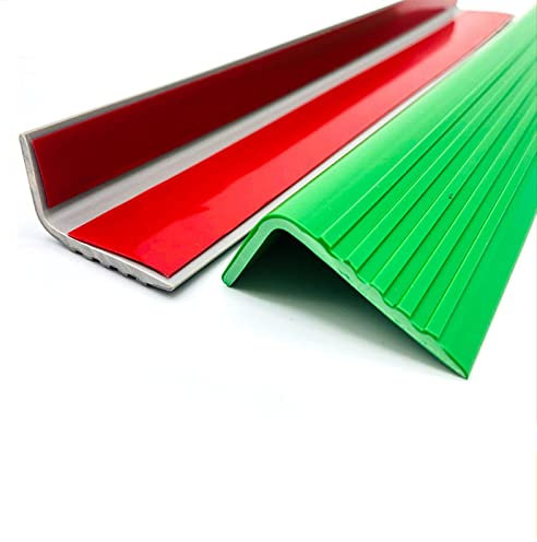 5 m Treppenschutz, Stufenkantenschutz, Sicherheitseckenschutzstreifen für Innen- und Außenbereich, Treppen, Stufen, Ecken, wasserdicht, rutschfest