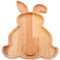 Generisch Farmhouse Bunny Serving Trays, Ostern Tablett, Osterdekorationen Aus Holz Osterhasen Teller Tortenplatte, Rabbit-Shaped Wooden Charcuterie Serving Platters For Easter Or Spring (A1)