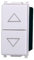 1 MODULO INTERRUTTORE DOPPIO SALISCENDI, BIANCO, COMPATIBILE CON VIMAR PLANA, INTERBLOCCATO, PER TAPPARELLE AVVOLGIBILI, MODULI E FRUTTI 100% COMPATIBILI, MATERIALI DI ALTA QUALITA'