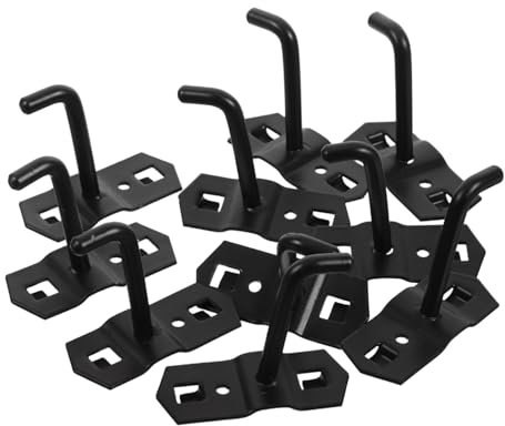 LIFKOME 10piezas Ganchos De Exhibición Soportes Para Estantes Tablero Orificios Decoración Moderna