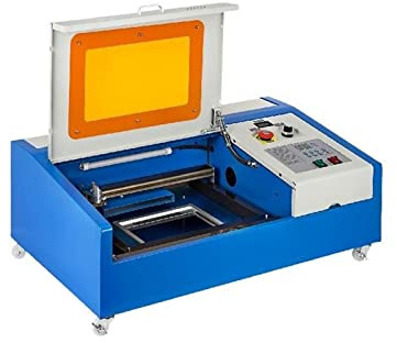 K40 amélioré 40W CO2 graveur 3020 gravure Machine de découpe LCD affichage numérique Cutter imprimante avec roues