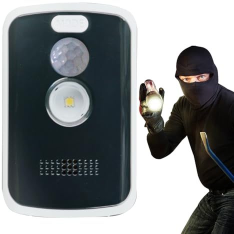 Perimeter Bewegungssensor Alarm | 125 DB Hochvolumen Outdoor Camping -Sicherheitsgerät Mit Mehreren Modi | Einfache Installation Anti -Diebstahl -Infrarot -Induktionswarnung Zum Angeln WP01