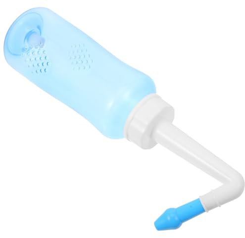 Manuelle Nasenspülflasche 300ml Pp Tragbar für Erwachsene und Kinder | Neutrale Verpackung, Regulierbarer Wasserfluss, 300-ml Volumen, zur Nasenreinigung