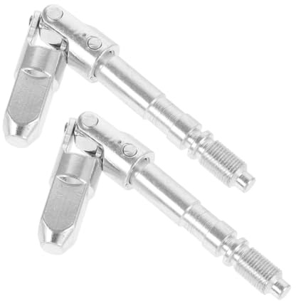 DEARMAMY 2 piezas Eje Cardán Horizontal de Hierro para Gato de Piso Junta Mecanismo Seguro de Descenso para Remolques y Automóviles Accesorios Resistentes para Ruedas y Camiones