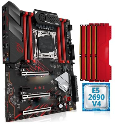 Motherboard Fit For MACHINIST MR9D X99 Motherboard Combo E5 2690 V4 CPU Kit Xeon Processor LGA 2011-3 64G DDR4 2666MHz Memory WIFI NVME M.2 USB3.0