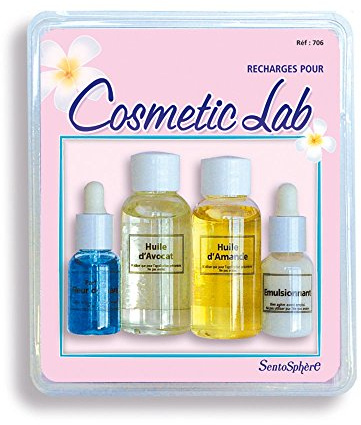 SentoSphère - RECHARGE - COSMETIC LAB - Kit DIY Cosmétique - Laboratoire Créatif - De 8 à 99 ans - Fabriqué en France