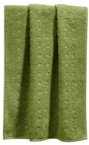 Möve Duschtuch Quadretti Walk-Frottier grün Größe 67x140 cm