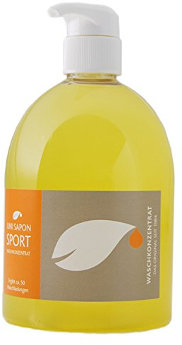BIO Sportwaschmittel flüssig - 50 Waschladungen - Uni Sapon Konzentrat - chemiefrei - umweltschonend - zertifiziert - pflanzliche Inhaltsstoffe -Vegan