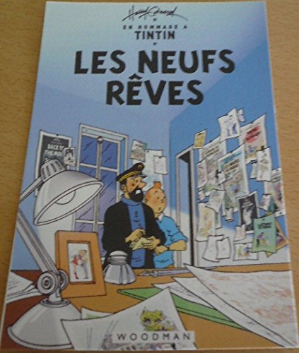 Tim und Struppi – alle neun Träume – Pastiche – 10 x 15 cm Postkarte