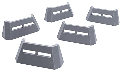 EnderToys Bunker Walls, Terrain Scenery for Tabletop 28mm Miniatures Wargame, 3D Printed and Paintable
