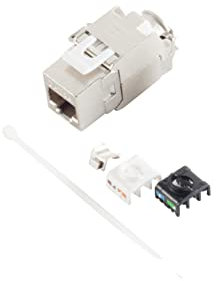 S-Conn Keystone cat.6a 180° werkzeuglos