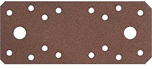 Alberts 300982 DURAVIS® Flachverbinder | rostbraun duplexbeschichtet | Größe 133 x 55 x 2,5 mm