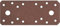 Alberts 300982 DURAVIS® Flachverbinder | rostbraun duplexbeschichtet | Größe 133 x 55 x 2,5 mm