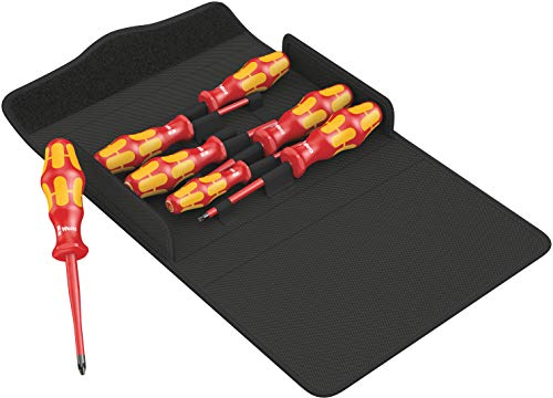 WERA-05136013001-Kraftform 100 iS/7 Set 1 - Juego de destornilladores Kraftform Plus, caja tex