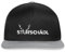 Spreadshirt Sturschädl Dickkopf Dialekt Mundart Österreich Snapback Cap, One Size, Schwarz/Grau