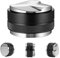 SHINROAD 51/53 / 58mm Kaffeeverteiler & Stampfer, Einzel Doppelkopf Edelstahl Kaffeestampfer Einstellbarer Tiefenausgleichsverteiler - Espresso Handstampfer Verteiler Richtwerkzeug Double head 58mm