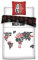 Familando Haus des Geldes Bettwäsche-Set 135x200 cm · La Casa De Papel aus 100% Baumwolle Linon · Serien Fan-Bettwäsche