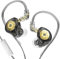 ERJIGO EDXPro KZ EDX in-Ear Monitors, HiFi Stereo Stage/Studio IEM Wired Noise Isolating Sport Earphones/Earbuds/Headphones with Detachable Cable for Musician Audiophile (with Mic, Translucent Black)