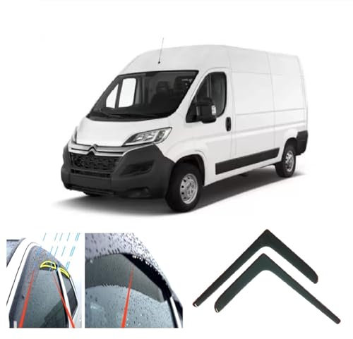 AC Wow 2 x Windabweiser für FIAT Ducato für Peugeot Boxer für Citroen Relay/Jumper 2006 2007 2008 2009 2010 2011 2012 2013 2014 2015 2016 2017 2018 2019 2020 2021 2022