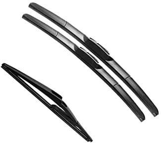 Scheibenwischer Wischerarm Scheibenwischer Vorne Und Hinten Wischerblätter Set Für Dacia Für Renault Für Sandero MK2 E1 2012-2014 Windschutzscheibe 2220 12 Wischerblätter Set
