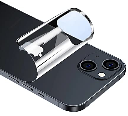 CUFEREDU 2 Stück Back Glass Displayschutzfolie für iPhone 13 Pro Max 6.7 3D Hydrogel Folie transparentes TPU film explosionsgeschützt nicht gehärtetes Glas