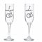 Always Looking Good Engraved Engagement Set of 2 Champagne Flute Glass Set I Asked I Said Yes Congratulations on Your Engagement Gift