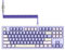 AK873PRO-XINMENG X87 75% Wired Gaming Keyboard - Custom Pre-Lubed Switch TKL 80% Gasket Mechanical Keyboard - Compact 87 Keys Anti-ghosting PBT Keycaps - Coiled Usb C Cable for PC/Mac/Win - Purple