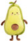 LAARNT 30cm Avocado Plüsch-Spielzeug,Avocado Kuscheltier Plüschtier,Kissen Für Erwachsene,süßes weiches Obst gefülltes Kissen,3D-Obst,Baumwollkissen für Auto,Sofa,Dekoration