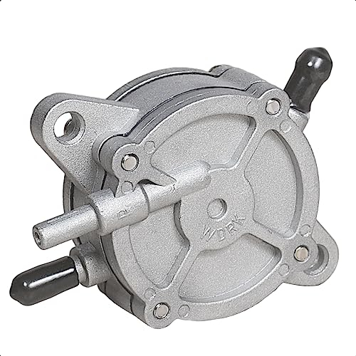LoreenCar Benzinpumpe Aluminium für GY6 50cc 125cc 150cc 250cc Motorroller, Vakuum Kraftstoffpumpe, Fuel Pump, Gaspumpe, Scooter Ersatzpumpe, ATV Quad Roller, Range Extender Pump (kleine)