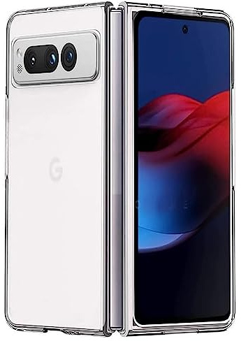 CoolGadget Ultradünne Handyhülle für Google Pixel Fold Zero Case, ultradünne Soft Hülle aus TPU, kaum sichtbar & leicht, kompatibel mit Google Pixel Fold (7,6 Zoll)