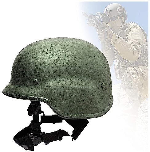 M88 Kugelsicherer Helm, Militär Helm Mit Schutzstufe 2, Hochwertiges Stahlmaterial, Lederschweißstreifen Für Militärisches Training Und Kampf Paintball-Helme B