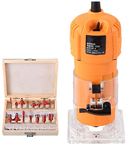 ARTGOS Máquina cortadora, ranuradora for carpintería, máquina de Grabado multifunción, Recortadora for carpintería, 470W, 2800r/min