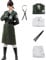 Fiamll Eren Jäger Cosplay Kostüm Jacke Anime AOT Verkleidung Survey Corps Uniform Halloween Karneval Party Kostüm für Erwachsene M