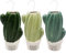 Paluplus Set 3 Evaporatori d'acqua per termosifoni in Ceramica, misura 8,5x4,5x17 cm, Umidificatore e gancio a S, Colore Verde -6355F (Cactus)