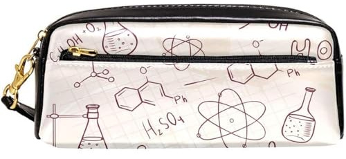 Pencil Case Hand, Zeichnen, Chemie, Symbol Federtasche Premium Stifthalter Mit Reißverschluss Federmappe Für College Büro Erwachsene
