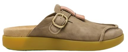 Satorisan - Hoote Premium - Clog Damen - Leder Mule Bequem, Nachhaltig und Dauerhaft - Loden - 42