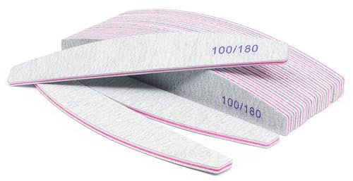 6 Stück Nagelfeilen Für Gelnägel, Nagelfeile 100/180, Feilen Nägel, Nagelfeilen Set, Professionelle Nagelfeile, Für Nägel Für Nagelstudio Und Zuhause