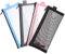Uonlytech 4 Pièces Trousse à Crayons Transparentes Multifonctionnelles Nylon avec Pochette de Rangement Pratique pour Fournitures de Bureau et Scolaires Noir Gris Bleu Rose