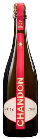 Chandon Spritz Berries & Hibiscus, servierfertiger Aperitif, 75cl, 6% Vol. | Schaumwein und fruchtig-frische Beeren | Servierfertig | Auf Eis genießen