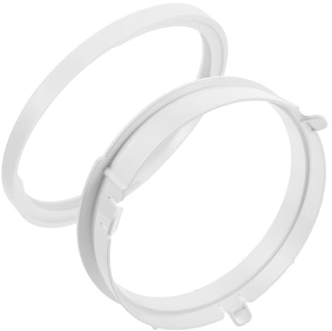 MALUGOGO Adaptador de Manguera de 15 Cm Acoplador de Conector 35 con Anillo de Retención de 150 Mm, Pieza de Repuesto Sellada y Resistente al Calor para Aire Acondicionado Portátil
