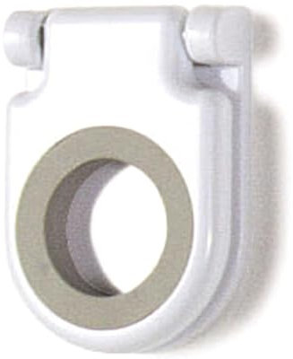 Spectrum Diversified Mop & Broom Holder & Organizer, Utility Closet Storage & Organization for Cleaning Supplies, Garage Storage for Brooms & Mops, White