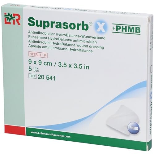SUPRASORB X+PHMB CPR STER 9X9C