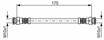 Bosch 1987476012 Brake Hose