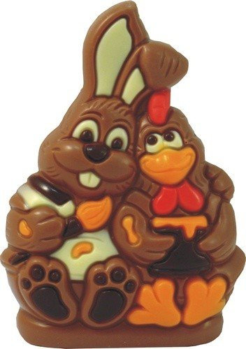 Weibler Confiserie Schokoladen Hase und Huhn 150 g